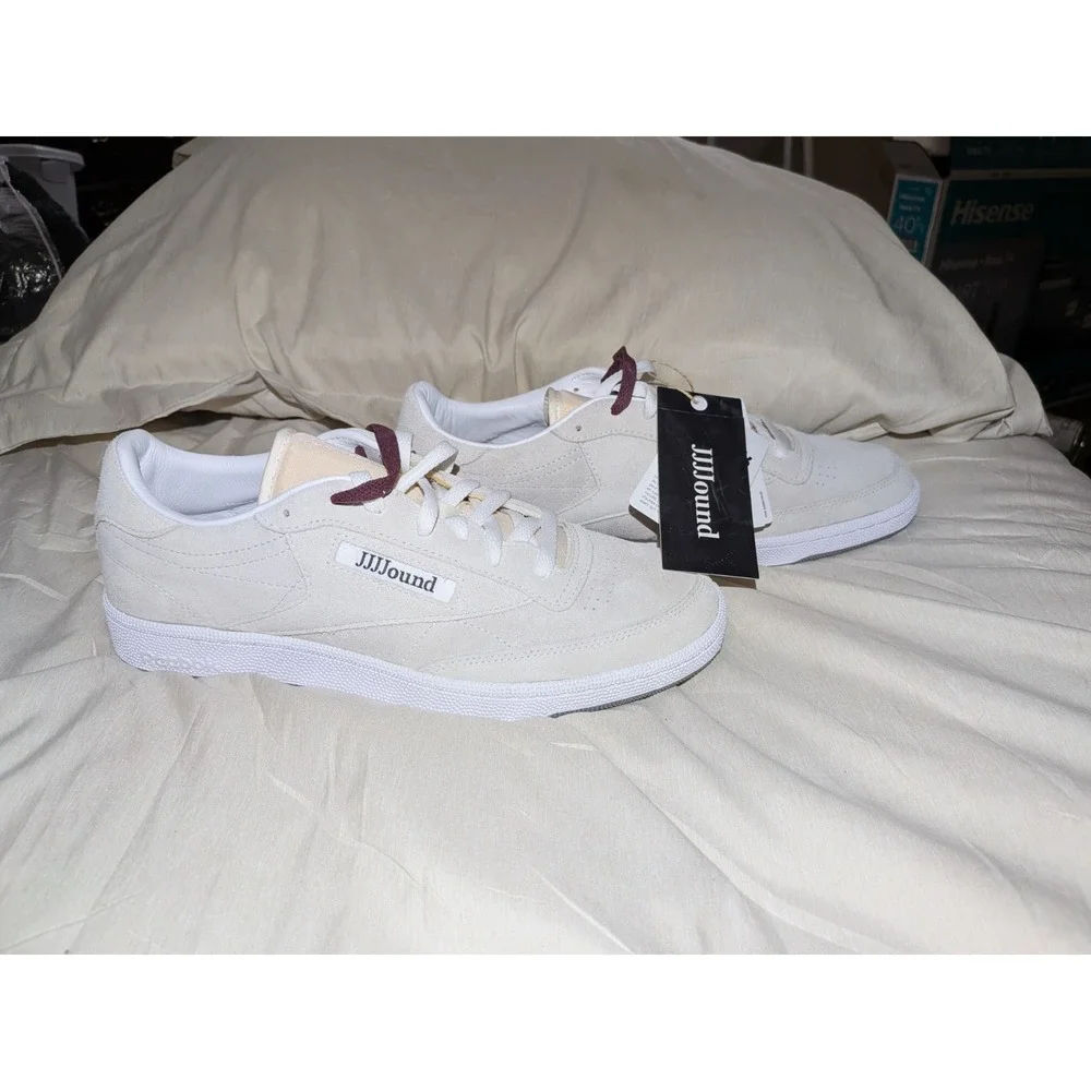 JJJJound Reebok Club C  US Men's Sz 11 Cork White Space Grey  100073319